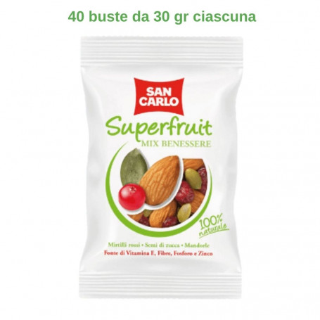 San Carlo Superfruit Mix Benessere 40 buste da 30 gr
