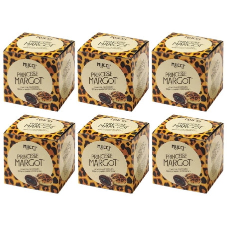Mucci Dragees Princesse Margot grappa e peperoncino 6 confezioni da 75 grammi