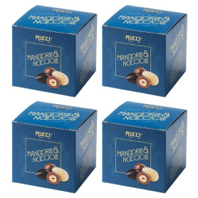 Mucci Dragees alle mandorle e nocciole 4 confezioni da 75 grammi