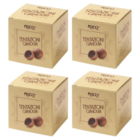 Mucci Dragees Tentazioni alla Gianduia 4 confezioni da 75 grammi