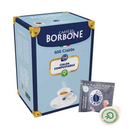 Caffe' Borbone Miscela Nera 600 Cialde Compostabili