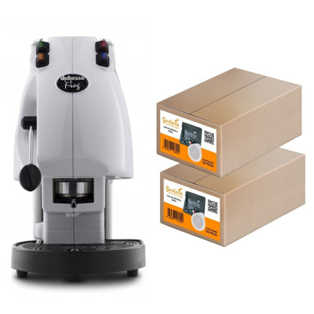 Didiesse Frog Revolution macchina da caffe' e 300 cialde Gustoso Miscela Nera