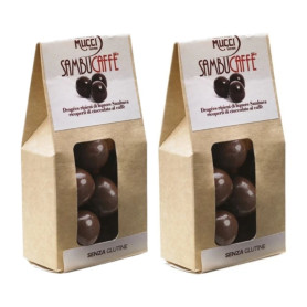 Mucci Dragees  Sambucaffe' 2 confezioni da 75 grammi
