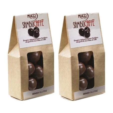 Mucci Dragees  Sambucaffe' 2 confezioni da 75 grammi