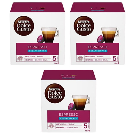 Caffe' Nescafe' Dolce Gusto Espresso Decaffeinato 48 Capsule