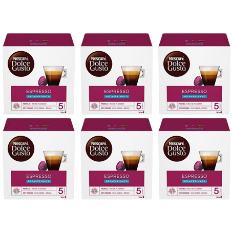 Caffe' Nescafe' Dolce Gusto Espresso Decaffeinato 144 Capsule
