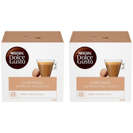 Caffe' Nescafe' Dolce Gusto Cortado Espresso Macchiato 32 Capsule