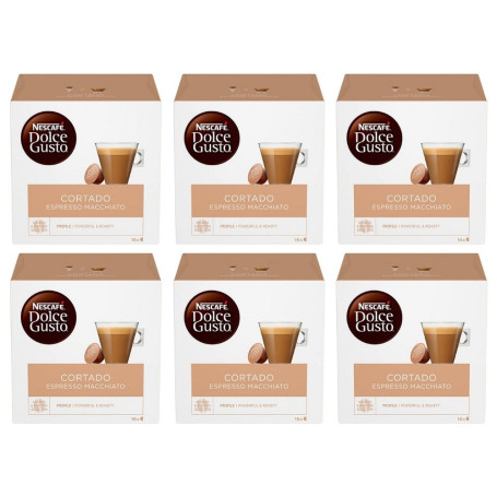 Caffe' Nescafe' Dolce Gusto Cortado Espresso Macchiato 96 Capsule