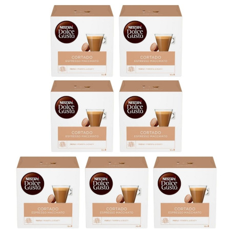 Caffe' Nescafe' Dolce Gusto Cortado Espresso Macchiato 112 Capsule