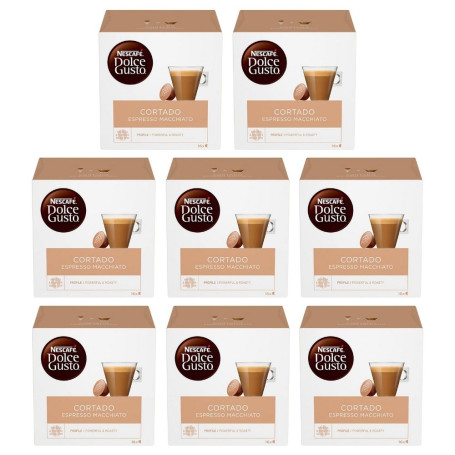 Caffe' Nescafe' Dolce Gusto Cortado Espresso Macchiato 128 Capsule