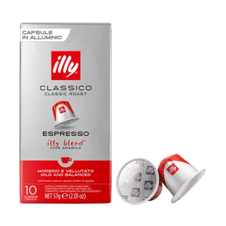 Illy  blend 10 capsule in alluminio compatibili Nespresso