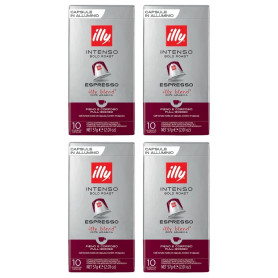 Illy Blend Tostato Intenso 40 capsule in alluminio compatibili Nespresso