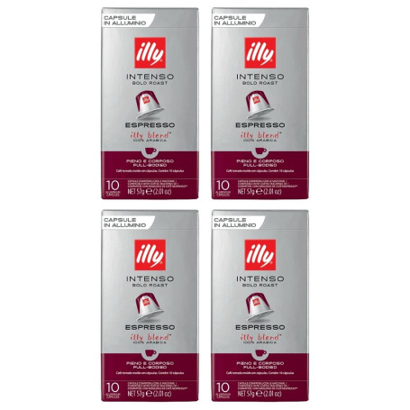 Illy Blend Tostato Intenso 40 capsule in alluminio compatibili Nespresso