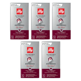 Illy Blend Tostato Intenso 50 capsule in alluminio compatibili Nespresso