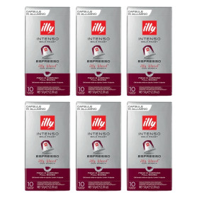 Illy Blend Tostato Intenso 60 capsule in alluminio compatibili Nespresso