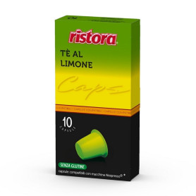 Ristora 10 capsule Te' al Limone  compatibili Nespresso