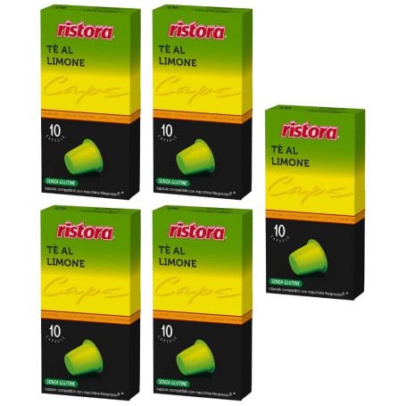 Ristora 50 capsule Te' al Limone  compatibili Nespresso