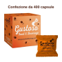 Caffe' Gustoso capsule compatibili Nespresso miscela Arancio 400 capsule