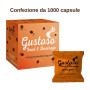 Caffe' Gustoso capsule compatibili Nespresso Miscela Arancio confezione da 1000