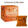 Caffe' Gustoso 300 capsule compatibili Lavazza A Modo Mio miscela Arancio
