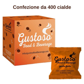 Caffe' Gustoso 400 capsule compatibili Lavazza A Modo Mio miscela Arancio