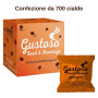 Caffe' Gustoso 700 capsule compatibili Lavazza A Modo Mio miscela Arancio