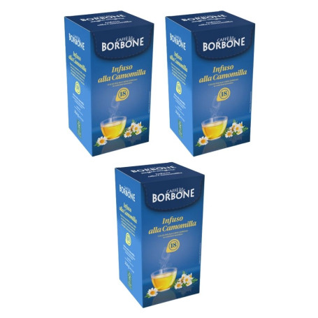 Caffe' Borbone Camomilla 54 Cialde In Filtro Carta 44 mm