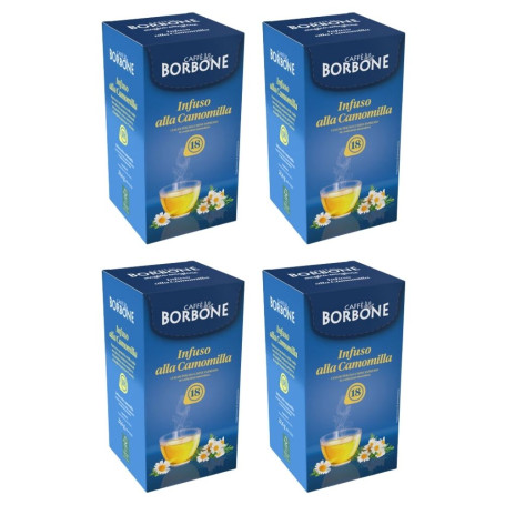 Caffe' Borbone Camomilla 72 Cialde In Filtro Carta 44 mm