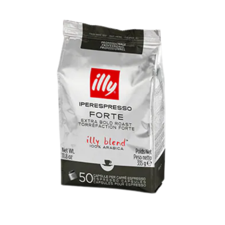 Caffe' Illy  Iperespresso 50 Capsule per uso professionale miscela forte