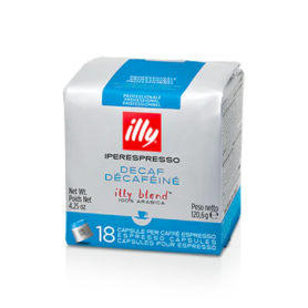  Caffe' Illy Iperespresso Decaffeinato 18 Capsule Per Uso Professionale