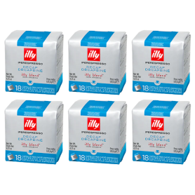 Caffe' Illy Iperespresso Decaffeinato 108 Capsule Per Uso Professionale