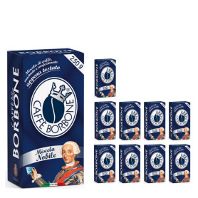 Caffe' Borbone Macinato Miscela Nobile 10 Confezioni da 250 Grammi