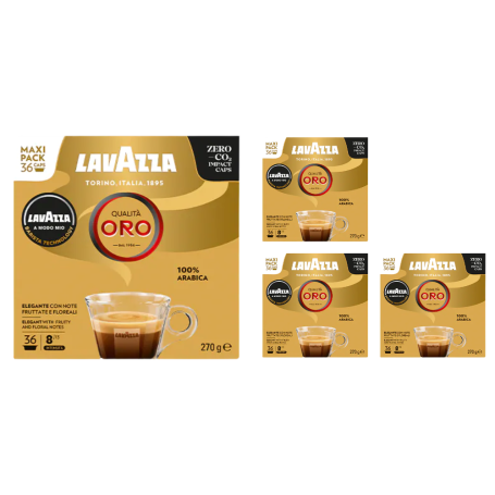 Caffe' Lavazza A Modo Mio Qualita' Oro 180 Capsule