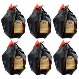 Panificio Giannini 6 Panettoni artigianali con gocce di cioccolato da 1 kg