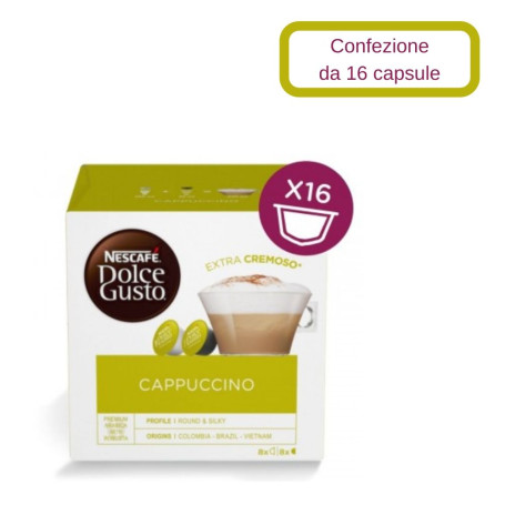  Cappuccino  Nescafe' Dolce Gusto 16 Capsule