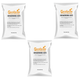 Preparato In Polvere Crema Fredda al Caffe' 3 buste  da 1kg Gustoso