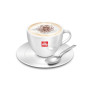6 Tazzine Caffe'  Illy  In Porcellana e 2 tazze illy cappuccino con piattino