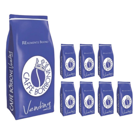 Caffe' Borbone in grani linea Vending Miscela blu 8  Confezioni da 500 grammi 