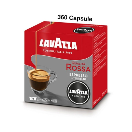 Caffe' Lavazza A Modo Mio Qualita' Rossa 360 Capsule