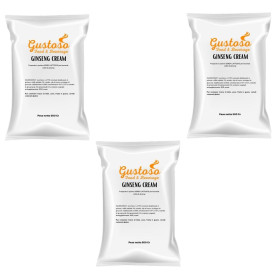 Preparato in Polvere per Bevanda Calda  al Caffe' e Ginseng 3 buste da 500 gr Gustoso