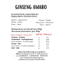 Preparato in Polvere per Bevanda Calda  Ginseng  Amaro 3 buste da 500 gr Gustoso