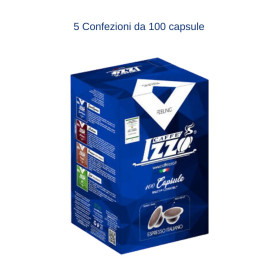 Caffe' Izzo Grand Espresso Compatibile Bialetti confezione da 500 Capsule