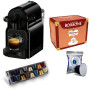 Macchina da Caffe' Nespresso Inissa krups con omaggio e 100 capsule Borbone blu