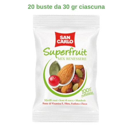 San Carlo Superfruit Mix Benessere 20 buste da 30 gr
