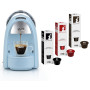 Caffitaly Macchina Caffe' Ambra S18  Celeste  con 30 capsule Omaggio