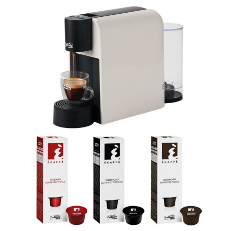 Caffitaly System  Macchina da Caffe' Maia  S33 Bianca con  30 Capsule Omaggio