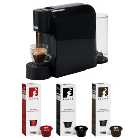 Caffitaly System Macchina da Caffe' Maia S33 Nera con 30 Capsule Omaggio