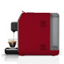 Caffitaly System Macchina da Caffe' Luna S32R Rossa e nera con Omaggio