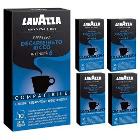 Lavazza compatibile Nespresso Decaffeinato Ricco 50 capsule