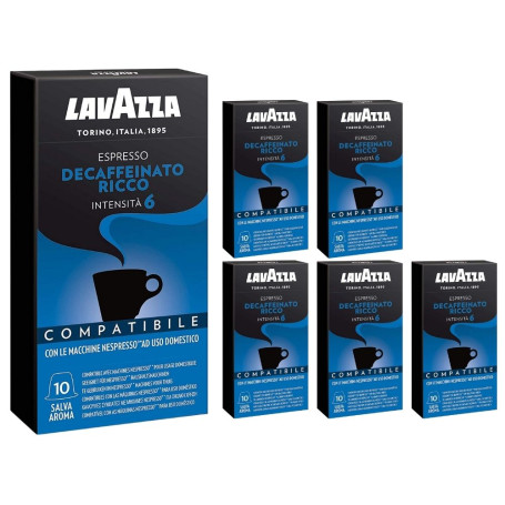 Lavazza compatibile Nespresso Decaffeinato Ricco 60 capsule